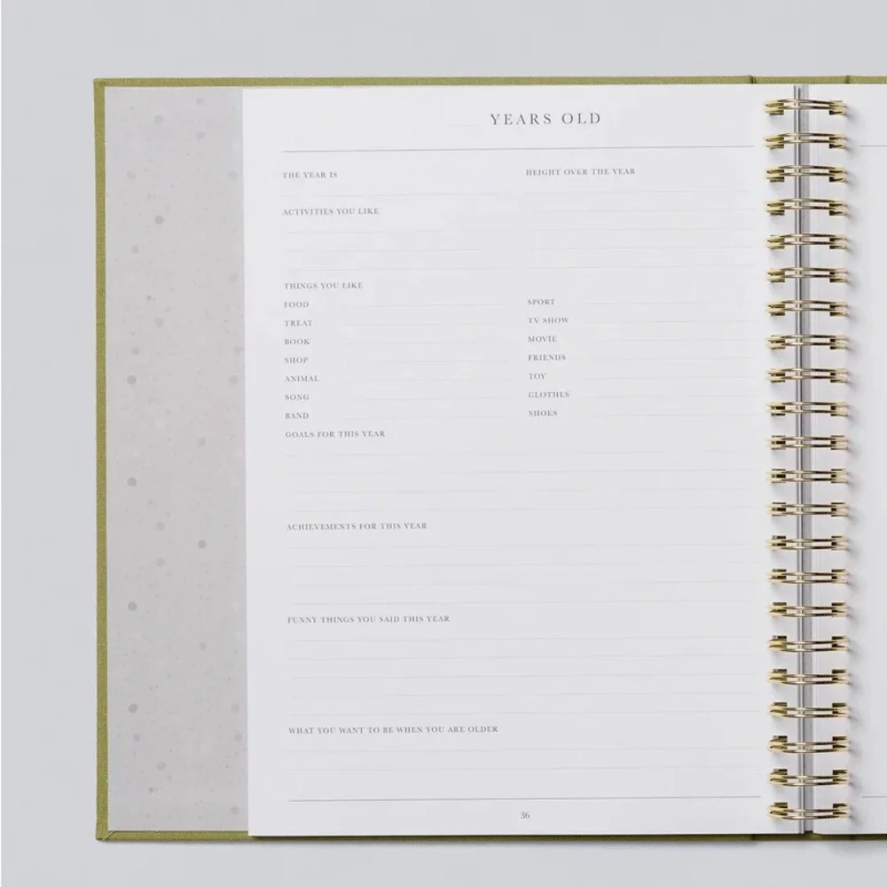 Write To Me Childhood Journal (Sage)